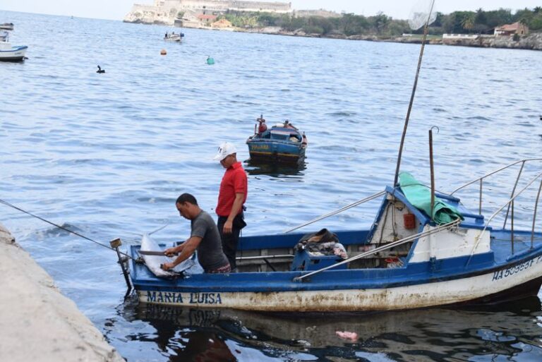 Pescando en la Habana