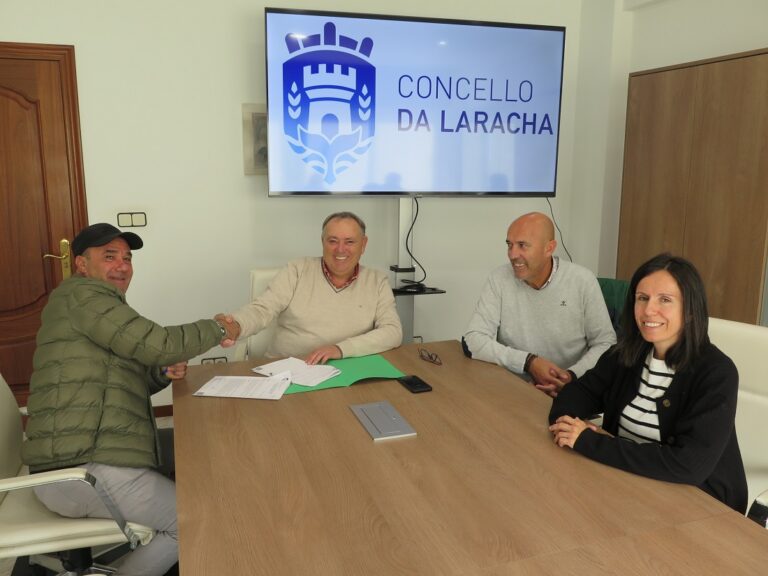 Convenio entre o concello da Laracha e a confraría de Caión